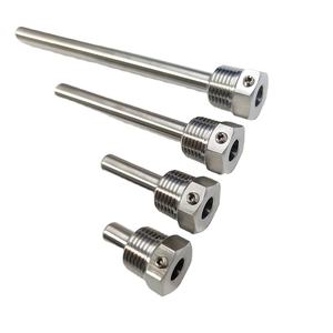 1/2インチネジ式ステンレス鋼IP67防水温度センサープローブハウジング1℃分解能ブラインドチューブ保護スリーブODM - Product Image 6