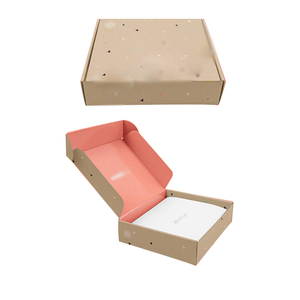 Ecommerce Mailer Eco Friendly Kraft Double Wall Cardboard Delivery Small Emballage Boite Doos Corrugated Shipping Box