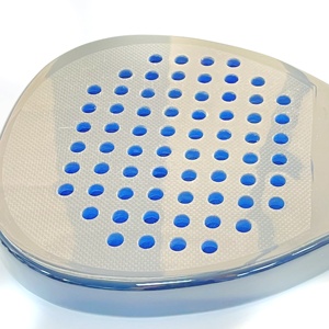 Lansda Sport Top Clasificado Diseño personalizado Tu propia fibra de carbono 3K/12K/18K <span class=keywords><strong>Pala</strong></span> de Pádel <span class=keywords><strong>Padel</strong></span> Raqueta de pádel - Product Image 2