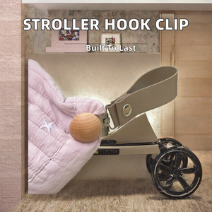 YY 1 pièce Crochets de poussette multifonctionnels durables en cuir PU – Organisateur de rangement pour poussette et couverture, utilisation intérieure/extérieure - Product Image 2