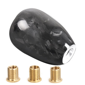 Car Gear <b>Knob</b> Carbon Fibre Lightweight Short <b>Shift</b> <b>Knob</b> For Manual Transmission - Product Image 1