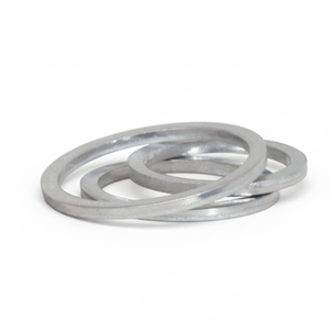 Paquete de 25 juntas de tapón de drenaje de aluminio M18x1.5 mm Patrón plano y de anillo hecho de cobre y metal - Product Image 1