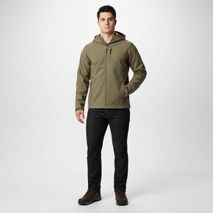 <b>Men's</b> Unique Style Waterproof Softshell <b>Jacket</b> <b>Long</b> and Breathable with Plus Size Customizable Design Wholesale Price - Product Image 1