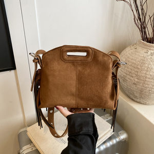 กระเป๋าสะพายไหล่วัสดุ PU สำหรับผู้หญิงที่หรูหราและทันสมัย ซับในทำจากโพลีเอสเตอร์.113 - Product Image 4