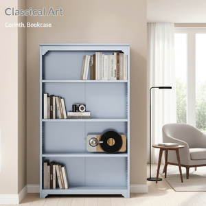 Librero de Pared Moderno de Madera de Pino Negro, Altura Ajustable, para Oficina, Hogar, Apartamento, Hotel, Baño, Sala de Estar Versátil - Product Image 1