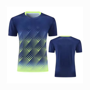 Maillots de badminton de qualité supérieure, design élégant, couleur personnalisée, manches courtes, maillot de badminton - Product Image 4