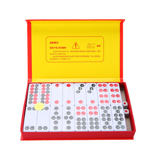 Tuiles de Pai Gow en mélamine à motif bambou 22 mm multicolores pour jeu - Product Image 3