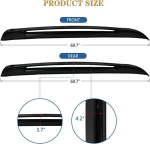 Portaequipajes para Toyota Tacoma 2005-2022, Rieles de Techo para Cabina Doble, Barras Laterales, Barra Transversal, Portaequipajes para Techo de Automóvil - Product Image 6