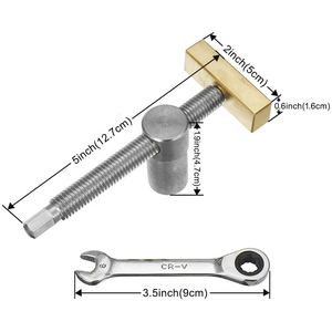 Étau de banc en acier inoxydable réglable, étau de table pour le travail du bois - Product Image 2