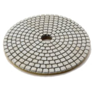 Pads de polissage diamantés à liant résineux 3 étapes 100 mm pour granit, marbre, quartz, avec polissage flexible pour les bords et une brillance optimale - Product Image 2