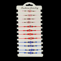 2025 cristal Offre Spéciale coloré oeil du diable tressé corde Bracelet pour femmes mode Simple mauvais œil perle Bracelets