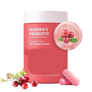 Капсулы с пробиотиками для женщин |   Экстракт красной клюквы регулирует pH-баланс и способствует женскому здоровью, растительный экстракт - Product Image 1