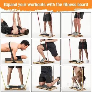 Tabla de estiramiento de madera maciza, equipo de fitness, tabla de ejercicios portátil para entrenamiento en casa y gimnasio - Product Image 3