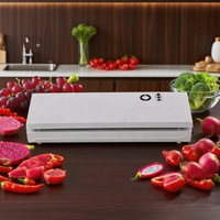 Machine de scellage sous vide domestique puissante 60Kpa grande capacité avec indicateur LED conservation des aliments pour les cuisiniers à domicile et les amateurs