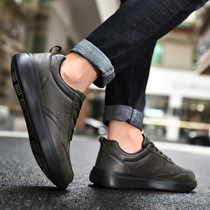 Chaussures de sport pour hommes personnalisées, légères, style décontracté, noires, pour la marche - Product Image 4