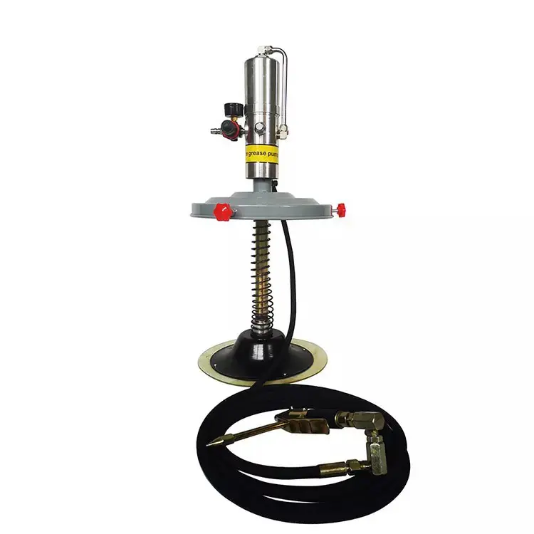 50LB 20KG Grease Drums 50:1 Pneumatic Air-Powered Grease Pump with Gun