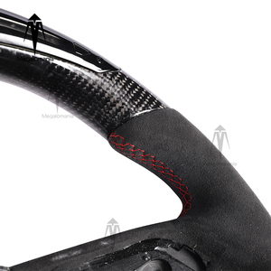 Volant en fibre de carbone LED compatible avec <span class=keywords><strong>Audi</strong></span> A3 A4 S4 Rs3 Rs5 Ttrs A4 B9 A5 8p A8 A6 A7 A8 S3 S5 S6 S7 TT - Product Image 6