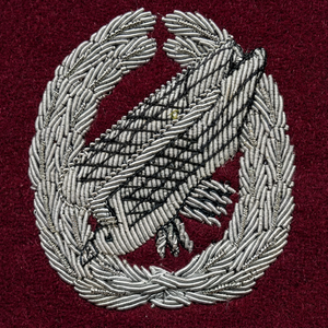 Insignia Bordada Personalizada del EAGLE-663 de la LUFTWAFFE Alemana con Ancla y Corona de Laurel, Parche de Tela Cosido para Uniforme - Product Image 2
