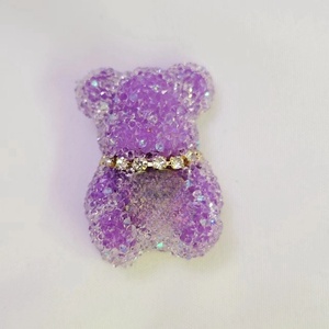 Novedad 2025, Cuentas de Lucite con Diseño de Oso de Dibujos Animados CC, Cuentas de Cristal para Hacer Joyas, Fundas para Teléfono, Llaveros, Bolígrafos, Manualidades Coloridas - Product Image 5