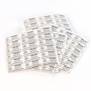 สติกเกอร์ฉลากกาวในตัวเคลือบเงา BOPP สีเงินสดใส ผลิตโดยตรงจากโรงงาน - เป็นมิตรกับสิ่งแวดล้อม กันน้ำ ทนน้ำมัน - Product Image 3