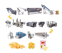 Ligne de production de machines pour la fabrication de chips de pommes de terre fraîches industrielles - Prix