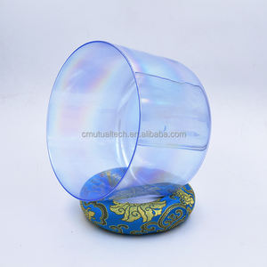 Bol chantant en cristal de quartz transparent Q're Crystal Cosmic Light Sky Color, pour la méditation spirituelle et zen. - Product Image 3