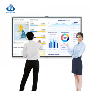 Zdq 100 इंच की अगुवाई में 4k पेन/फिंगर टच स्क्रीन इंटरैक्टिव व्हाइटबोर्ड एंटी-ग्लारे 1 साल की वारंटी ब्लैक बिजनेस/छात्र/शिक्षक - Product Image 1