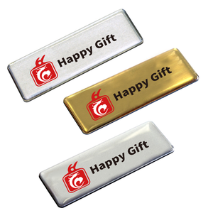 Custom Magnet Blank <strong>Name</strong> <strong>Plate</strong> Badge Tag Metal Magnetic <strong>Name</strong> Badge Pin - Product Image 6