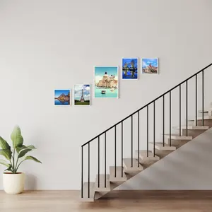 Pakket Van 50 Stickable Plastic Fotolijsten Zonder Matboard Klaar Voor Verzending