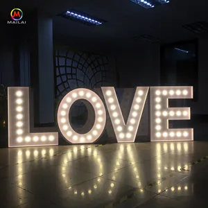 Party Supplies Number Light Giant Love Led Letter Love Led Signs Letters Love Table For Events For Wedding Decoration