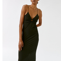 Robe décontractée pour femmes à la mode personnalisée Robes sexy à bandoulière et à lacets dans le dos