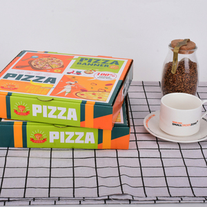 Hộp Bánh Pizza Bằng Giấy Theo Yêu Cầu Của Nhà Máy Hộp Bánh Pizza Lượn Sóng Tái Chế Dày Cầm Tay In Logo Bằng Bìa Cứng - Product Image 2