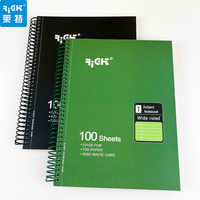 Carnet à spirale en kraft promotionnel, personnalisé avec la marque, pages lignées, couverture en papier recyclé, pour cadeau d'entreprise