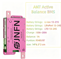 ANT JNFN Akıllı BMS 13S-24S 100A-200A Elektrikli Motosiklet ve Büyük Güçlü Aletler için Akıllı Pil Yönetim Sistemi