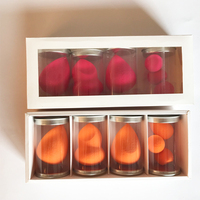 Ensemble d'éponges à maquillage, fond de teint, pour mélanger les poudres, offre spéciale, 5 pièces