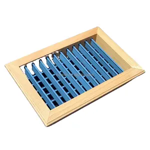 Oem dịch vụ tùy chỉnh kích cỡ Gỗ Tếch cung cấp không khí Vent 6 ''x 12''