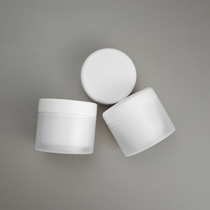 In Stock Luxury Cosmetic Jars with Flip Top PP Frosted Plastic Face Cream Jar with Tweezers 50g 100g 120g 150g - Product Image 3