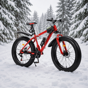 Bicicleta de nieve y playa con neumáticos grandes, bicicleta de montaña de velocidad variable, venta al por mayor, frenos de disco dobles, absorción de impactos, en stock 26 pulgadas - Product Image 2