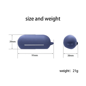 Étui de protection en silicone pour écouteurs Sony <span class=keywords><strong>WF</strong></span>-<span class=keywords><strong>C500</strong></span> TWS pour AirPods avec crochet, étuis pour écouteurs - Product Image 6