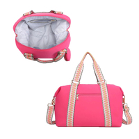 Sac de voyage en néoprène personnalisé avec motif léopard à pois, lavable, pour le sport, les voyages, le bricolage