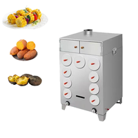 Four 9 trous de haute qualité, Taro, poire, épi de maïs, four à patates douces à gaz