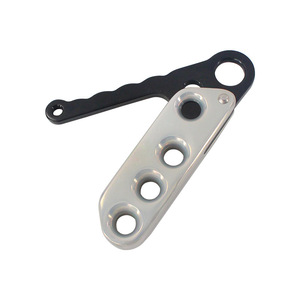 Descensor de Escalada ZW de 4 Orificios, Freno de Cuerda Manual para Escalada en Roca, Equipo de Seguridad y Rescate - Product Image 3