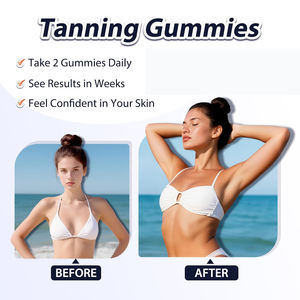 Gomme Abbronzanti OEM - Integratore Autoabbronzante ad Azione Rapida Senza Sole - Supporto per l'Abbronzatura Orale con Beta <span class=keywords><strong>Carotene</strong></span>, Licopene e Vitamine - Product Image 5