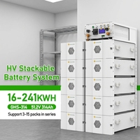 Высококачественный модуль литиевой батареи Greensun с возможностью стекирования, высоковольтный, 51.2В 314Ач, 16-241кВтч, LiFePO4, 10-летний срок службы для систем накопления энергии
