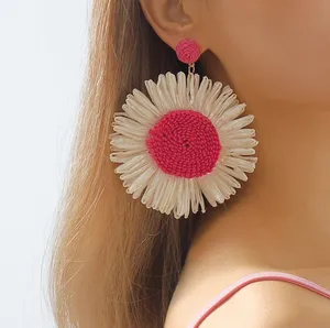 2024 새로운 좋은 품질 숙녀 한국 귀걸이 꽃 귀걸이 럭셔리 패션 귀걸이 DM 카탈로그