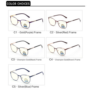 Gafas de vista ovaladas de montura completa Grey Jack para mujer, modelo 9010 con bloqueo de luz azul, talla adulta XS9010 - Product Image 3