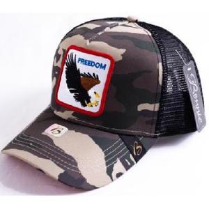 Gorra Trucker con Bordado de Águila de la Libertad, Malla de Camuflaje, Ajustable, Unisex, Casual, de 6 Paneles - Product Image 1