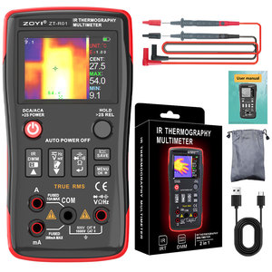 Multimètre thermique ZOYI ZT-R01, fusion infrarouge + lumière visible, 25000 points de mesure, multimètre haute précision - Product Image 5