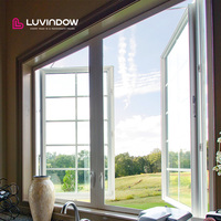 Ventanas Abatibles de Aluminio Luvindow con Manivela Manual para Uso Residencial