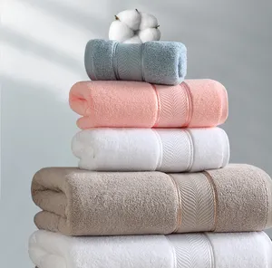 होटल बाथरूम Microfiber खीसा हाथ तौलिया स्नान तौलिया सेट